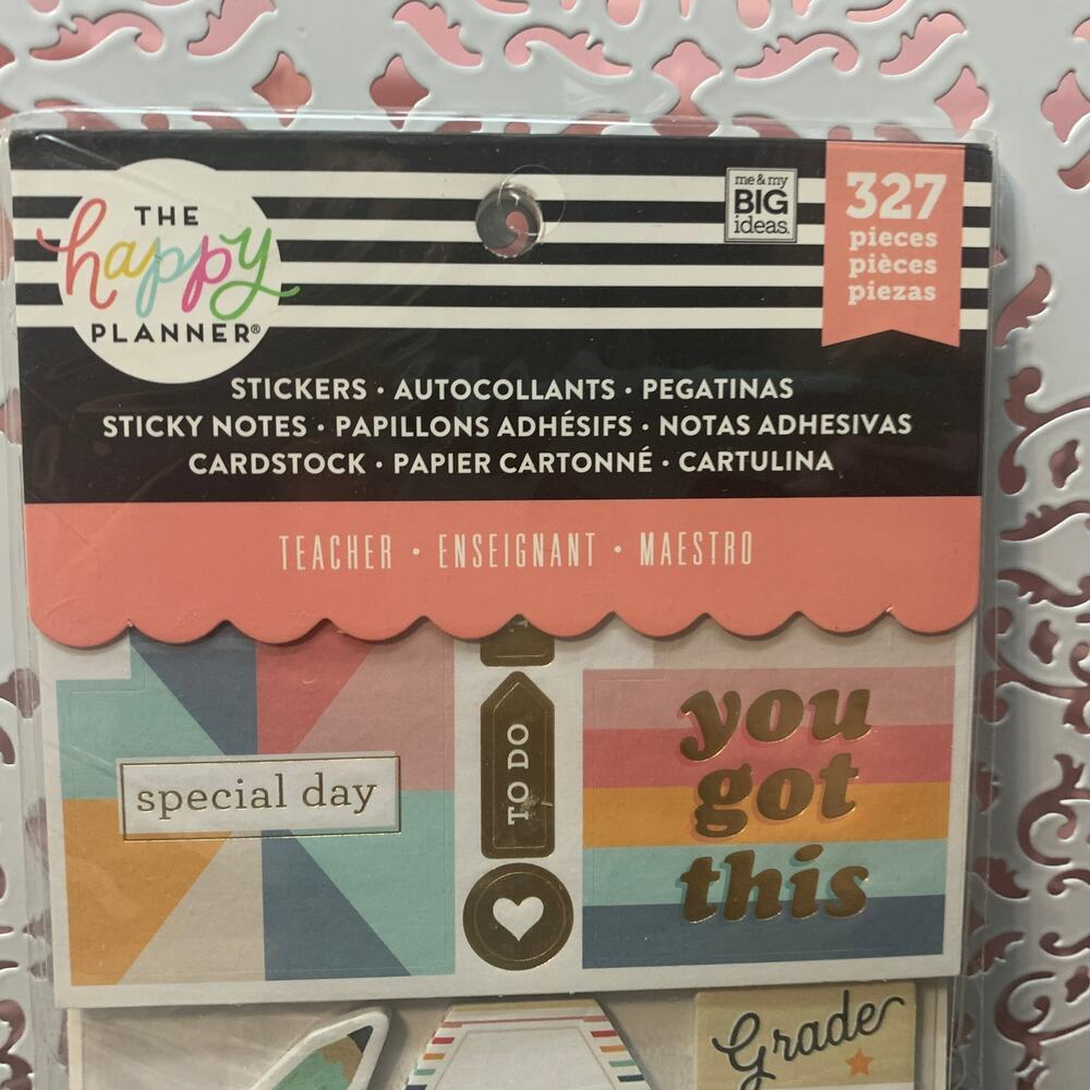 NIP MAMBI The Happy Planner stickers cardstock sticky notes PLMP-25 327 pieces - Picture 2 of 6